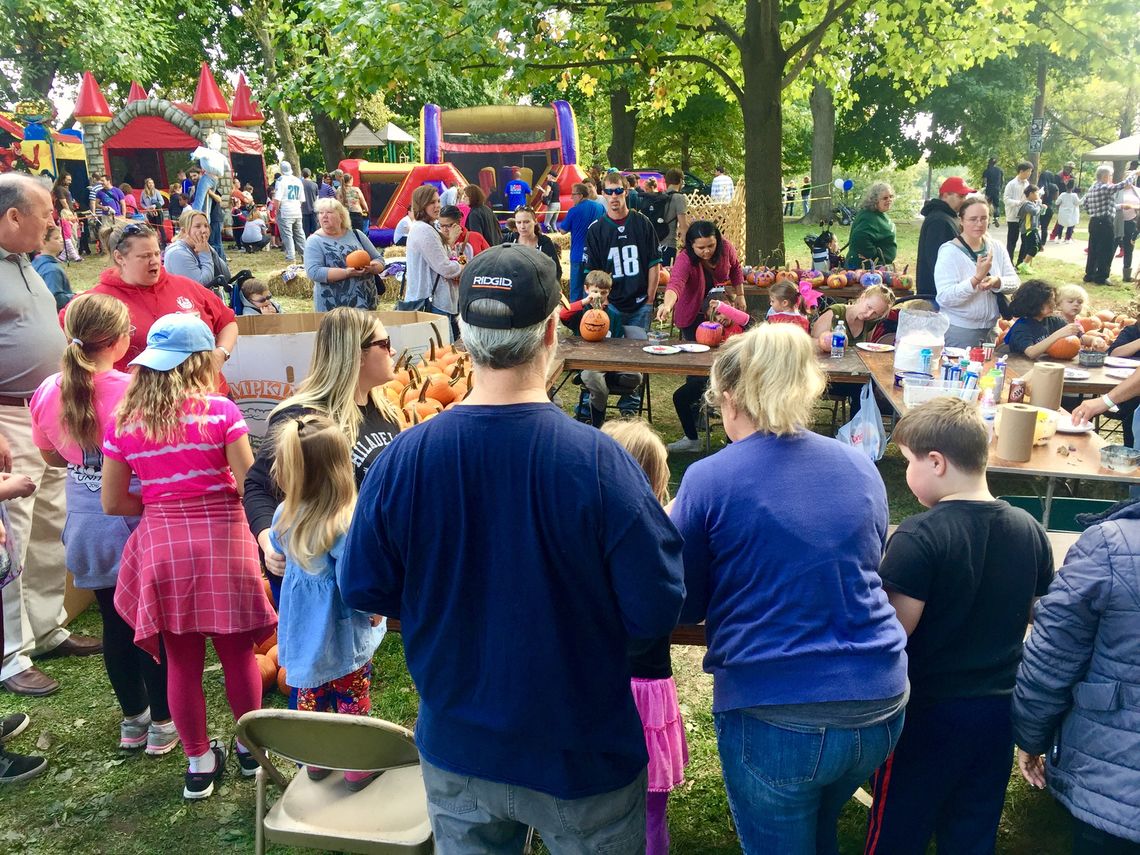 Photo: Pumpkin painting at the Gorgas Park Harvest Festival