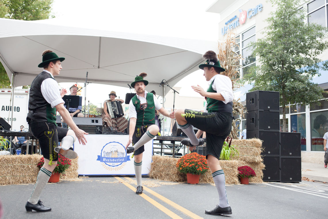 Photo: German Folk dance performance during the 5th annual Roxtoberfest Street Festival