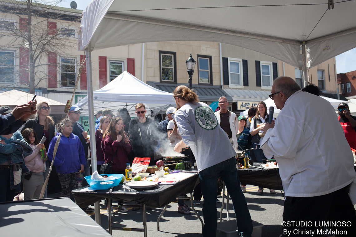 Photo: Competitors go head to head at the 2018 Art Is Life So You Think You Can Cook Competition