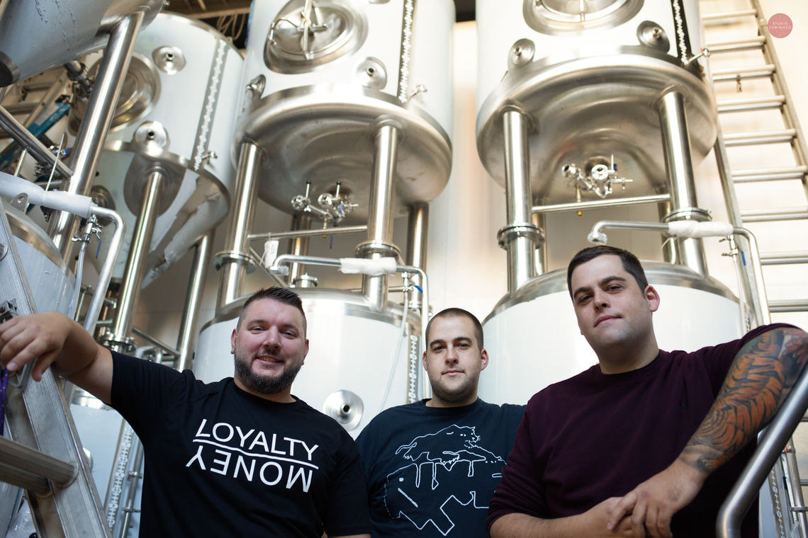 Photo: Three best friends, Vince DesRosiers and brothers Chris and Eric Endrikat offered a behind the scenes look at their project to bring Ridge Avenue its first brewery and restaurant, New Ridge Brewing