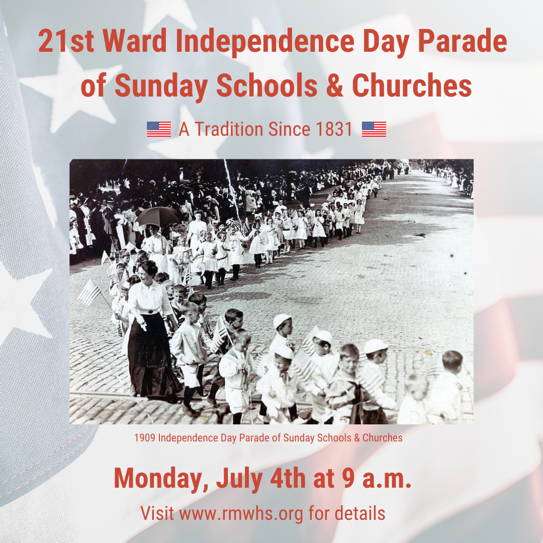 Photo: 21st ward independence day parade of sunday schools churches 1